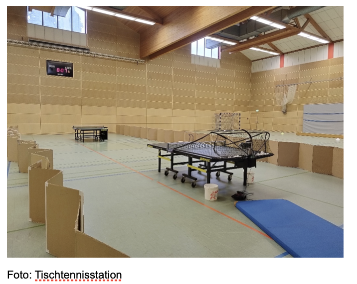Tischtennisstation